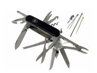 Нож перочинный Victorinox SwissChamp, сталь X55CrMo14, рукоять Cellidor®, черный