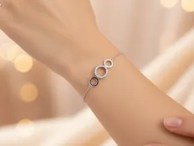 Браслет из белого золота э4712бр08165100