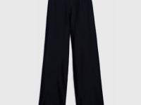 Брюки из полупрозрачной ткани, Черный