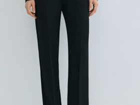 Расширенные книзу брюки, Черный