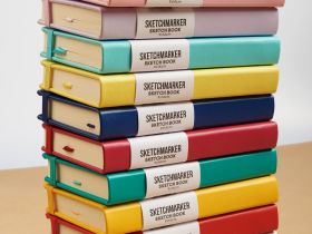 Блокнот для зарисовок Sketchmarker 13х21 см 80 л 140 г, твердая обложка