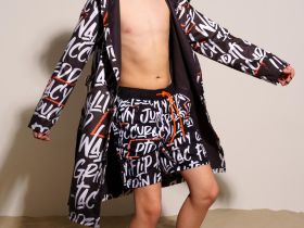 Шорты текстильные плавательные для мальчиков, длинные