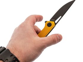 Складной нож Mr.Blade Finch BW, сталь AUS-8, рукоять G10, желтый