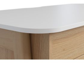 Письменный стол Бревор-3 120x60 Белый/Дуб Барбера
