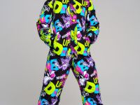 Комбинезон текстильный с полиуретановым покрытием для девочек