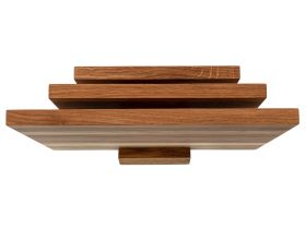 Комплект из 3-х разделочных досок Woodinhome CB002ONKIT3, дуб