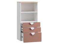 Стеллаж детский Милна 1-60x127 Розовый