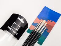 Набор кистей щетина Малевичъ "Анри" 5 шт