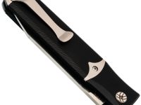 Складной автоматический нож Reptilian Шик-01, сталь VG-10, рукоять алюминий, черный