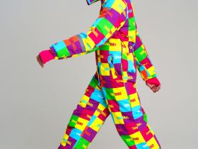 Комбинезон текстильный с полиуретановым покрытием для девочек