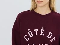 Свитшот с принтом, Фиолетовый