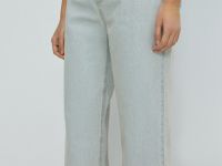 Прямые свободные джинсы, Синий