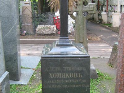 Могила Хомякова Алексея Степановича (1804-1860)