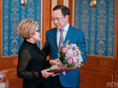 Глава Якутии передал госпремию имени П.И. Дудкина семье Александра Борисова