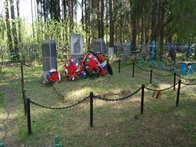 Братская могила воинов Советской Армии, умерших от ран в эвакогоспиталях в годы Великой Отечественной войны