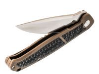 Складной нож Honor Caesar Elite, bronze, рукоять титан и карбон, сталь S35VN