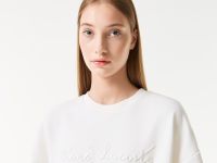 Женская толстовка Lacoste Loose Fit с коротким рукавом