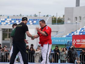 Стали известны победители соревнований по мас-рестлингу и борьбе корэш на Сабантуе