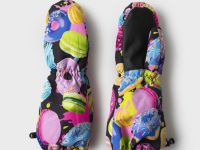 Варежки текстильные для девочек