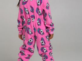 Комбинезон флисовый для девочки