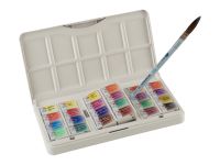 Набор акварели "Белые Ночи" Новейшая история, 24 шт х 2,5 мл, пластик