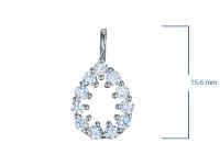 Подвеска из серебра э0612пд01193100