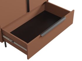 Распашной шкаф Квелен 2-96x220 Терракотовый