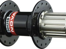 Задняя втулка Novatec D042SB IS6 (черный / белый / красный 32)