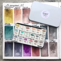 Набор акварели "Handy" 18 грануляций №3, кюветы 2 мл, в металлическом боксе