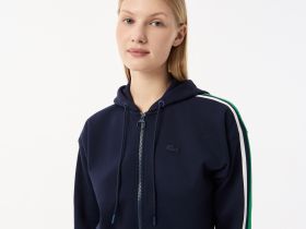 Женская спортивная толстовка Lacoste с капюшоном