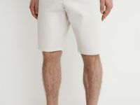 Шорты из ткани оксфорд, Бежевый