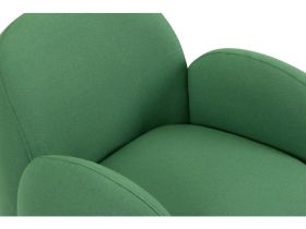 Кресло поворотное Теоп Рогожка Зеленый