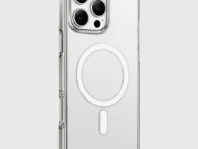 Чехол-накладка Keephone Hybrid Pro MagSafe для Apple iPhone 16 Pro Max пластиковый (прозрачный)