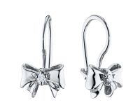 Серьги из белого золота с бриллиантами э0901сг07171400
