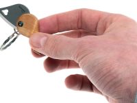 Нож-брелок LionSteel, сталь 440, Lion Beat Olive Pendant, оливковое дерево, L/LB UL