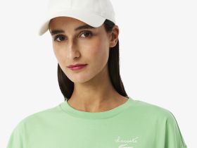 Женская футболка Lacoste из хлопка