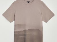 Свободная футболка с принтом