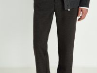 Брюки прямого кроя с добавлением шерсти