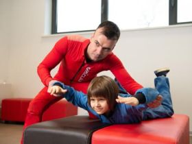 Полет в аэротрубе