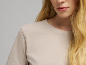 Приталенная футболка из джерси