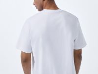 Базовая футболка из хлопка, Белый