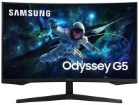 Монитор 27" Samsung Odyssey G5 S27CG550EI 2560x1440, 1 мс, 300 кд/м2, 2500:1, 178°/178°, VA LED, 16:9, 165Hz, HDMI, DP, USB