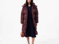 Женское шерстяное платье Lacoste с длинными рукавами