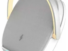 Настольная лампа WIWU Y1 с функцией беспроводной зарядки и колонки (Silver)