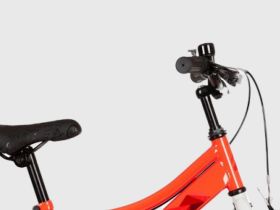 Детский велосипед Novatrack Calibri 16 V-Brake, год 2022, цвет Оранжевый