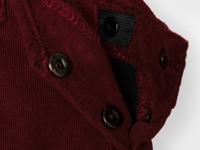 Полукомбинезон текстильный утепленный флисом для девочек