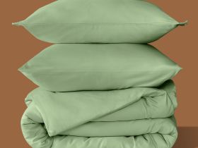 Постельное белье Smoke green