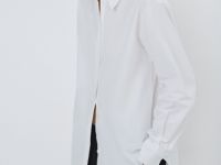 Рубашка из хлопка, Белый