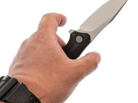 Складной нож Petrified Fish Hairtail, сталь K110, рукоять карбон