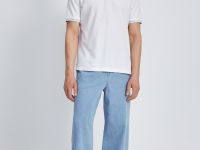 Поло из хлопка с коротким рукавом